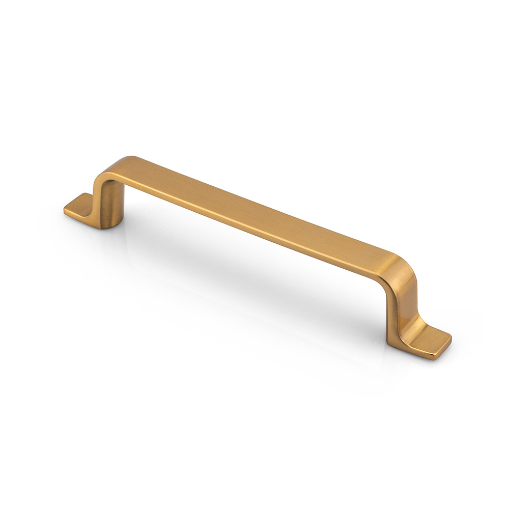 Handles 37 Brushed nickel cabinet handle model 9634-128-BNI-3, ideal for Calgary kitchen renovations.