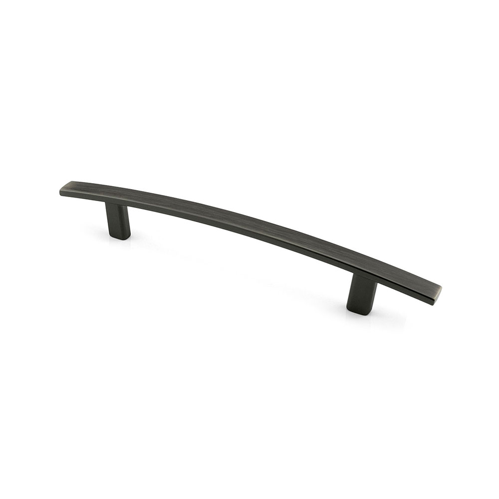 Handles 27 Brushed satin nickel cabinet handle 9560-128-BSN for Calgary kitchen renovations at Zen Living.
