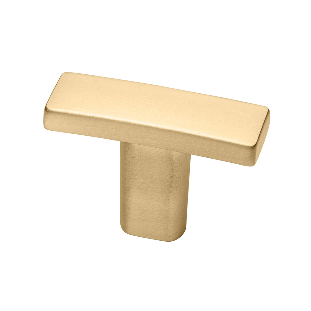 Handles 22 Brushed copper cabinet handle from Zen Living, Calgary, showcasing modern kitchen design elements.