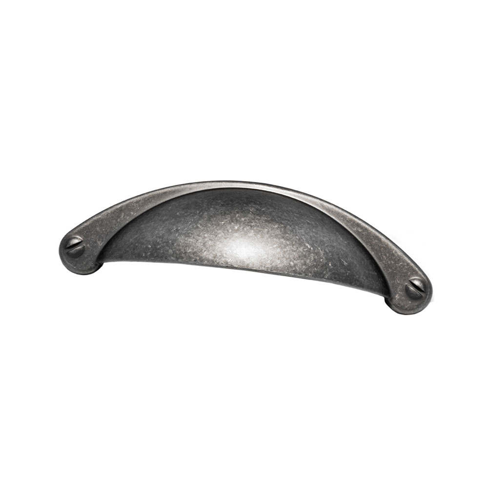 Handles 14 Weathered steel cabinet handle from Zen Living, ideal for Calgary kitchen renovations. Model 9670-ASM-D-4.