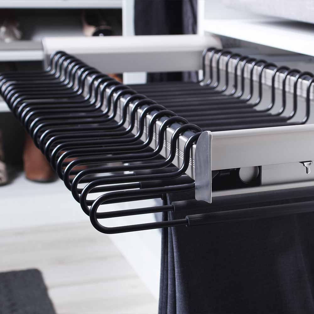 Shoe organizer in a stylish Calgary home, showcasing efficient storage solutions for modern living.