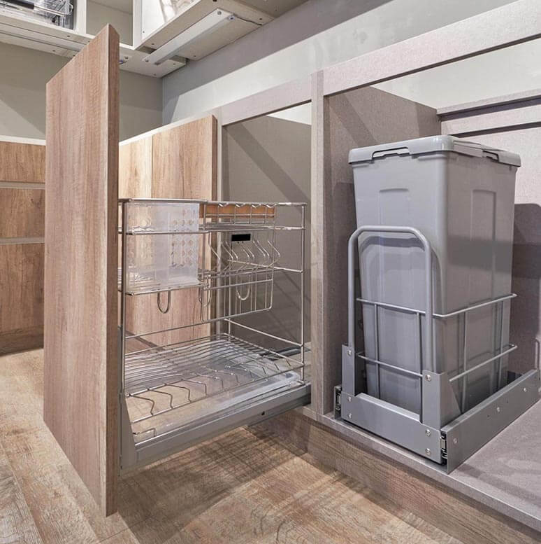 Stylish kitchen accessories showcasing modern design options for home renovations in Calgary.