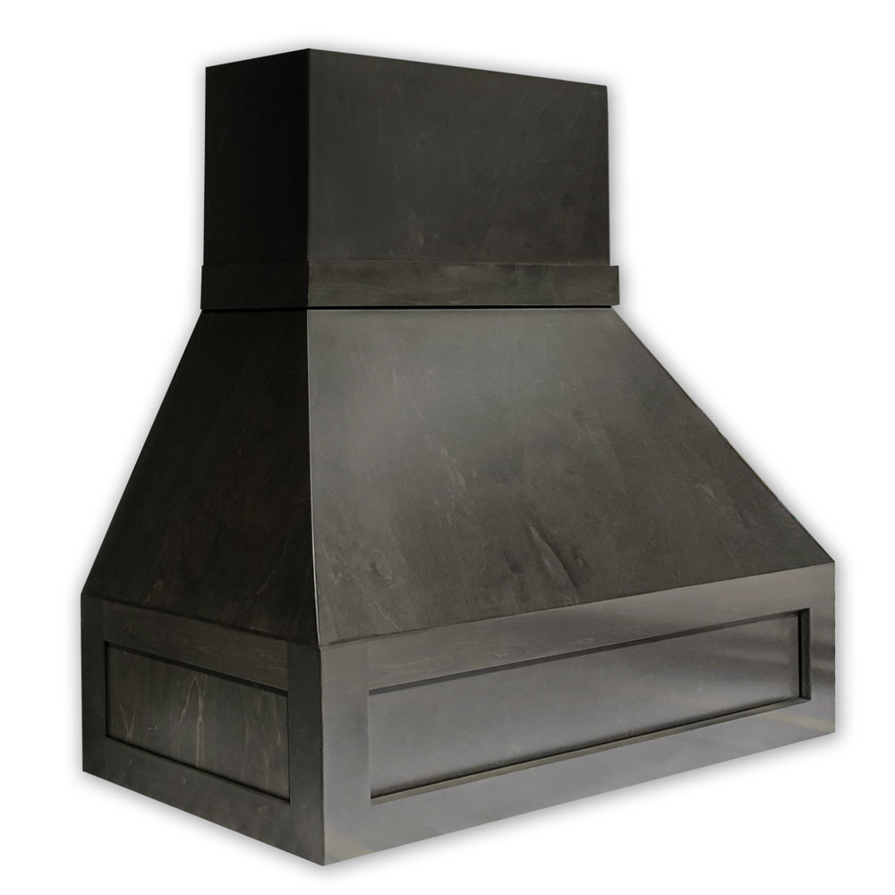 Range Hood Cover 6 Modern range hood cover showcasing sleek design, ideal for Calgary kitchens by Zen Living.