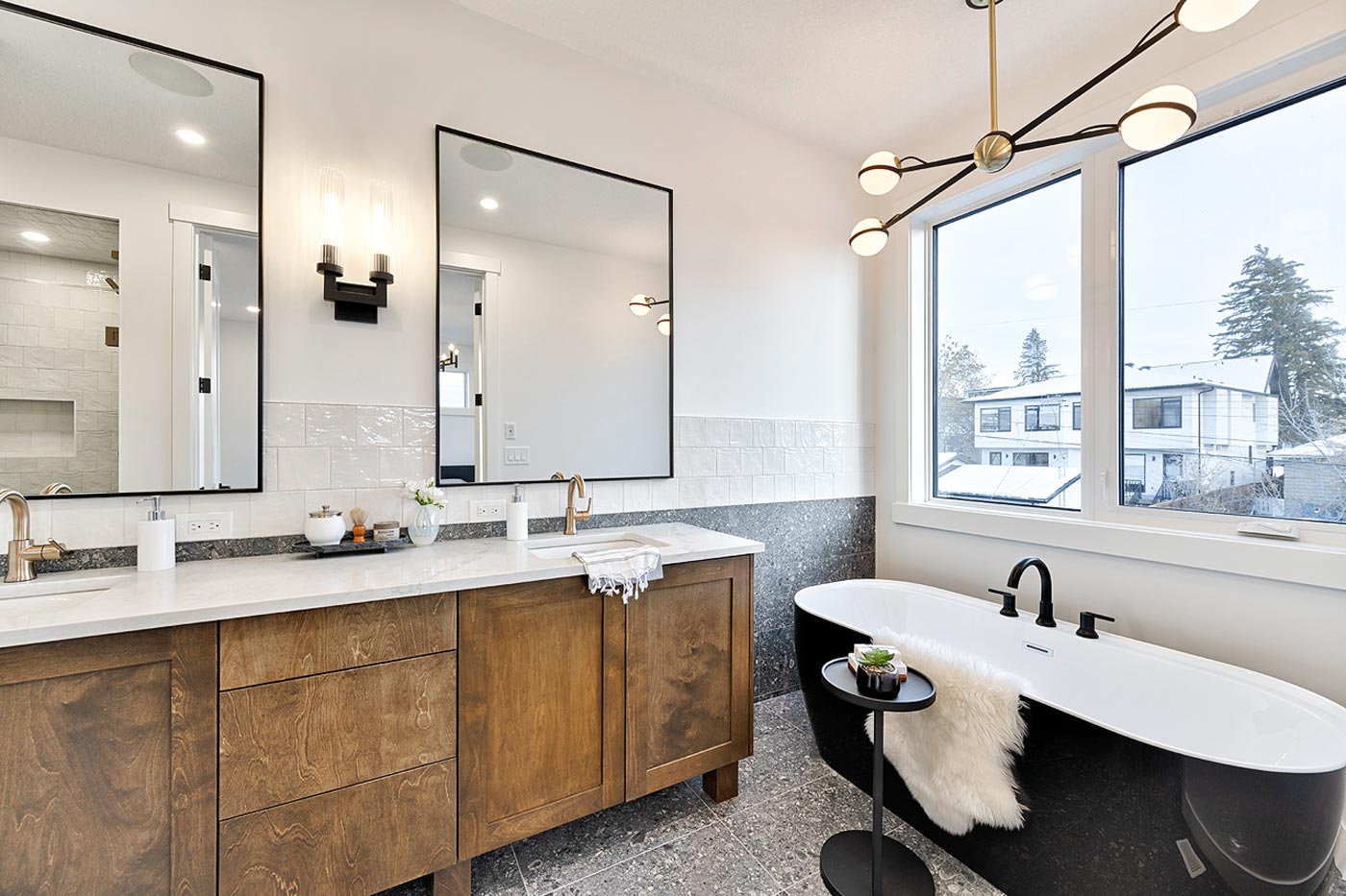 Custom basement development solutions in Calgary by Zen Living, featuring modern design and high-quality materials.