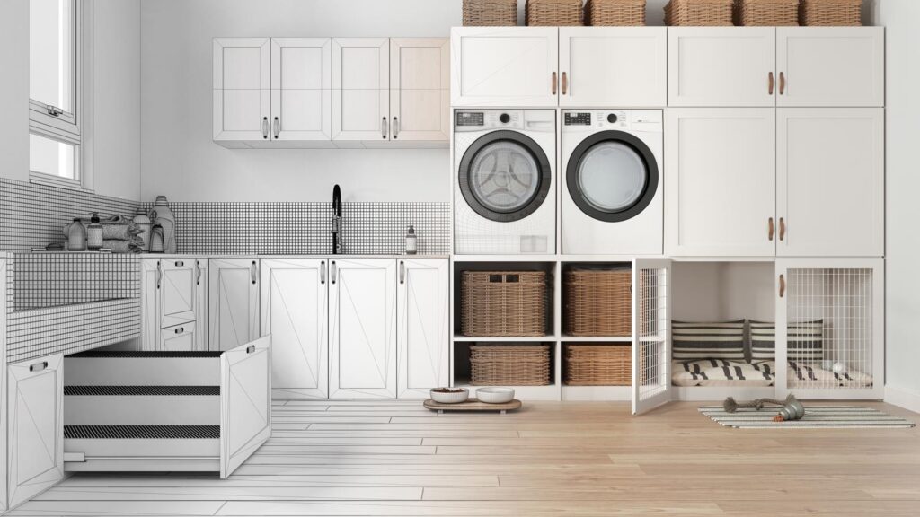 Organizing Made Easy: Top Laundry Room Ideas – Part 1 7 679b375070c89dd0c5bdbd46 64c35d2fb1a2e59bd581216e Laundry room Design an Efficient Layout