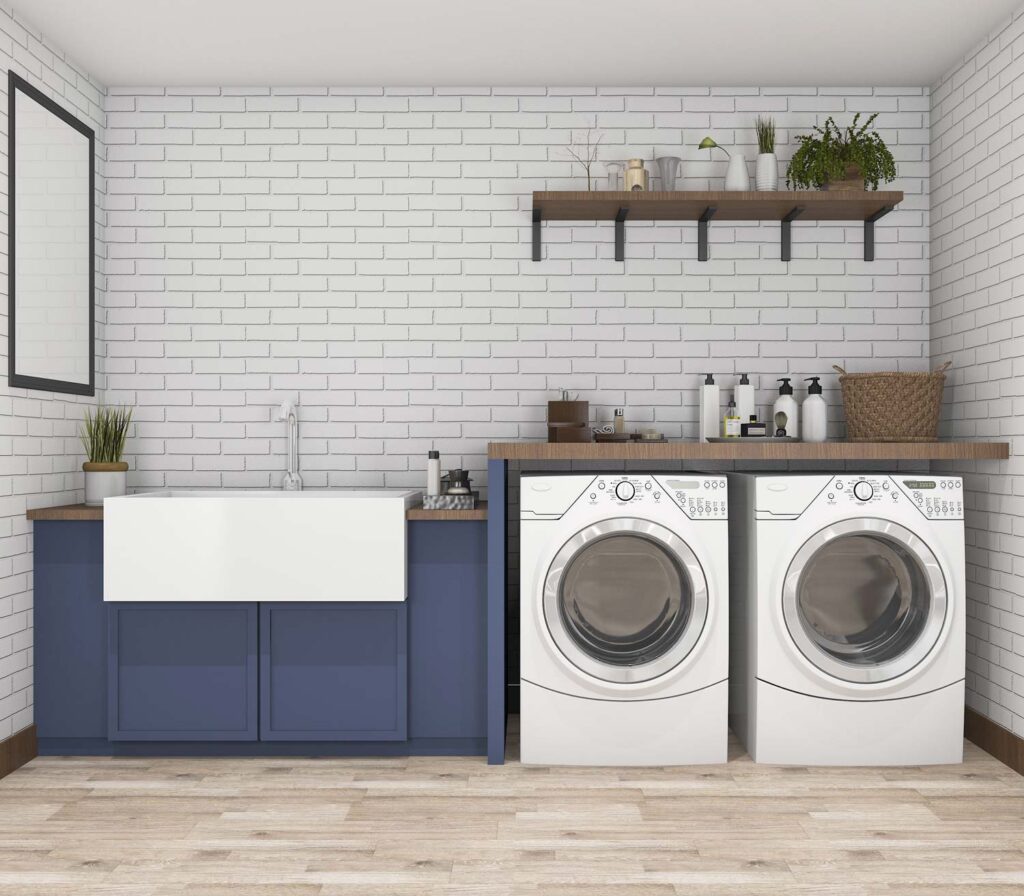 Organizing Made Easy: Top Laundry Room Ideas – Part 1 4 679b375070c89dd0c5bdbd4d 64c35cbe4c39390d0336df14 Laundry room Pick a Fresh Colour Scheme