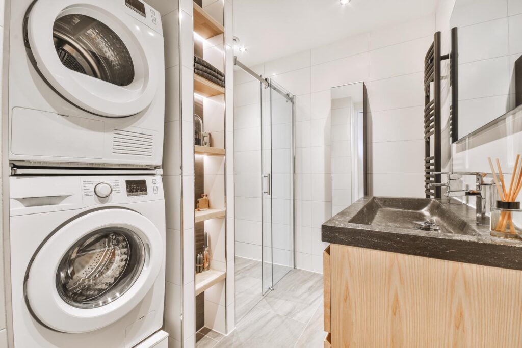 Organizing Made Easy: Top Laundry Room Ideas – Part 1 5 679b375070c89dd0c5bdbd61 64c35ce493f823cea206e853 Laundry room Install Ample Lighting